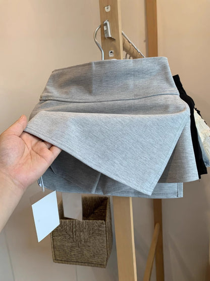 High Waist Cross-Front Active Skort for Women – Stretchy & Slimming (Sizes S–XL)