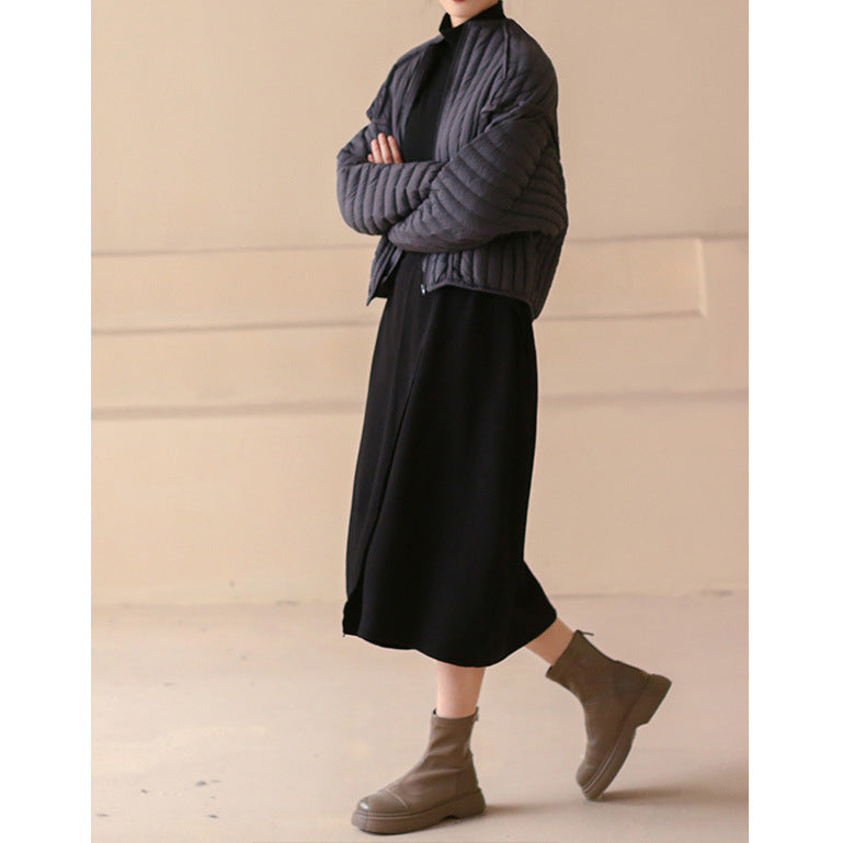 Lightweight Short Puffer Jacket – Women’s Warm Slim-Fit Casual Autumn Winter Coat