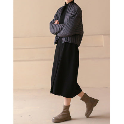 Lightweight Short Puffer Jacket – Women’s Warm Slim-Fit Casual Autumn Winter Coat